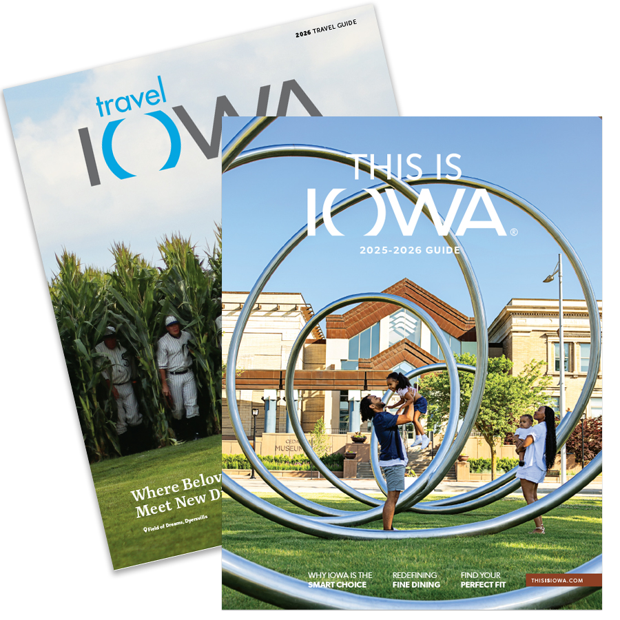 This is Iowa Guide and Travel Iowa Guide bundle