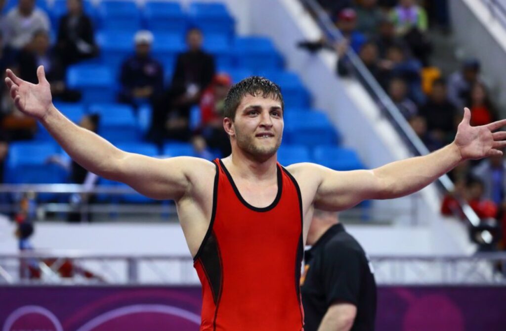 Georgi Ivanov at a wrestling tournament