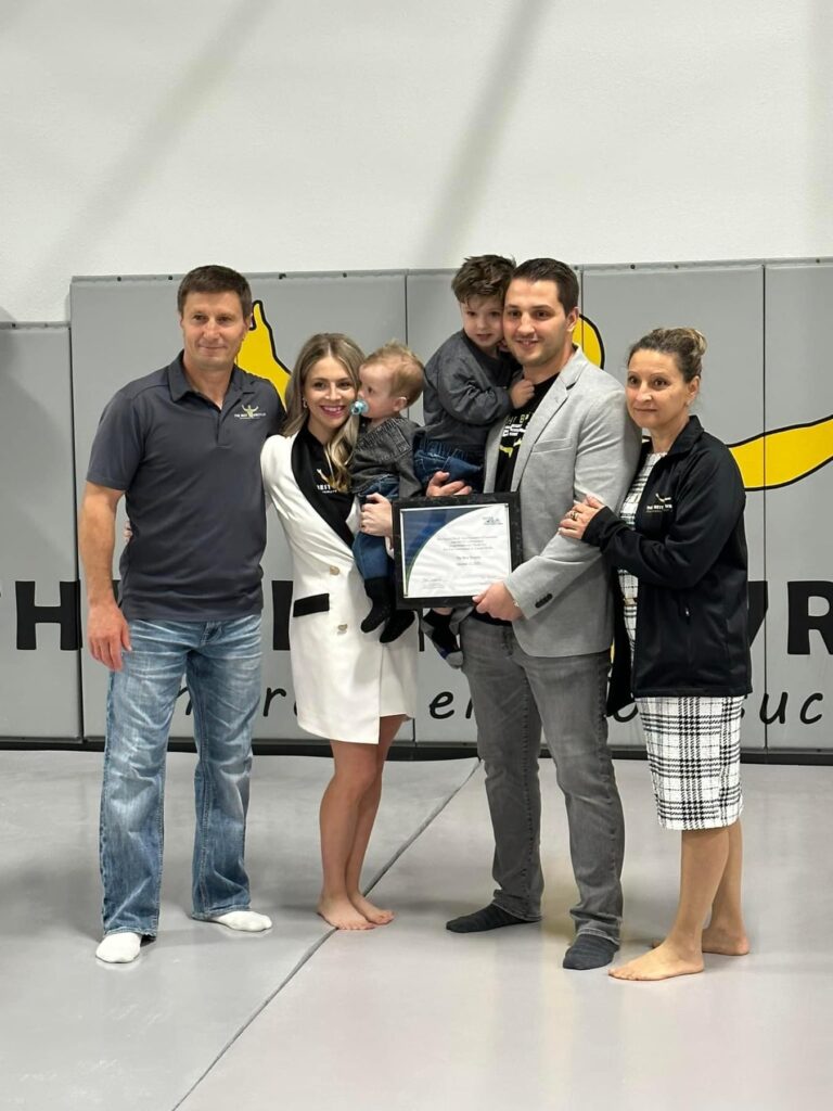 Georgi Ivanov and his family