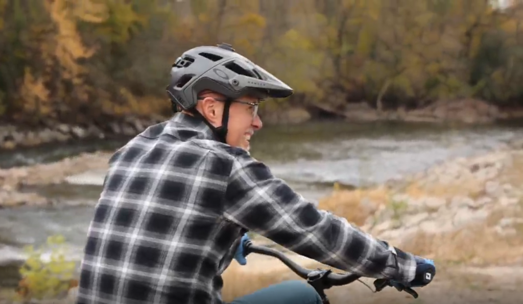 Matt Curtis biking