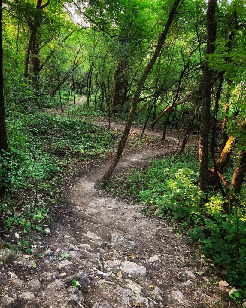 trail in Mason City, Iowa